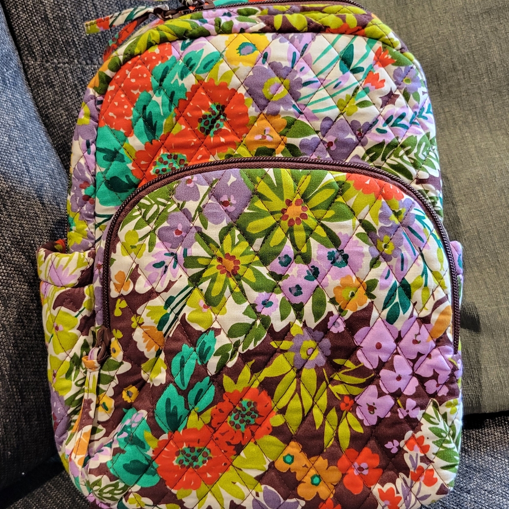 Vera Bradley Multicolor Floral Backpack